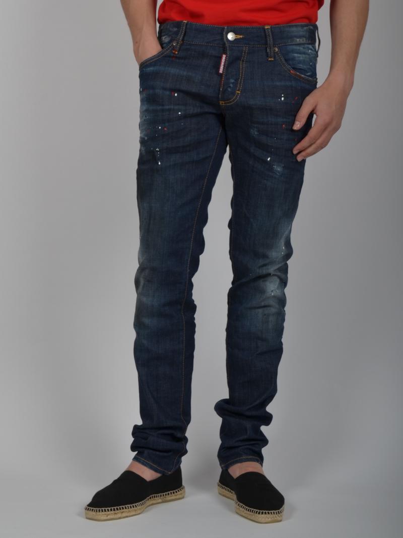 DSQUARED2  18CM SLIM JEAN  DENIM JEANS
