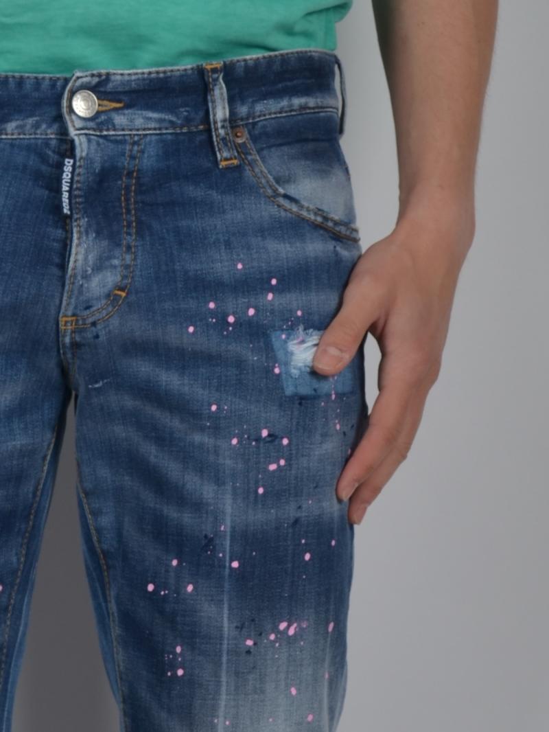 DSQUARED2  18CM SLIM JEAN  DENIM JEANS