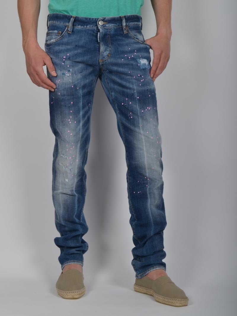DSQUARED2  18CM SLIM JEAN  DENIM JEANS