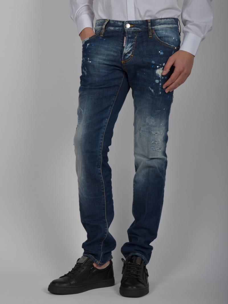 DSQUARED2  18CM SLIM JEAN  DENIM JEANS