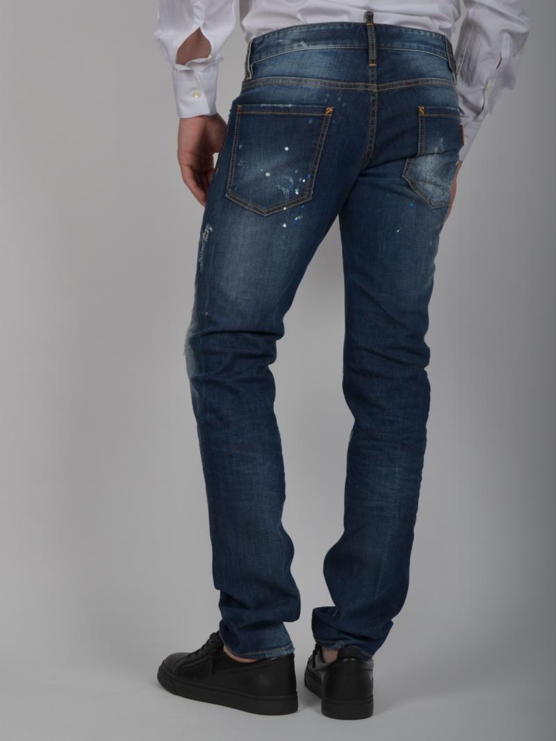 DSQUARED2  18CM SLIM JEAN  DENIM JEANS