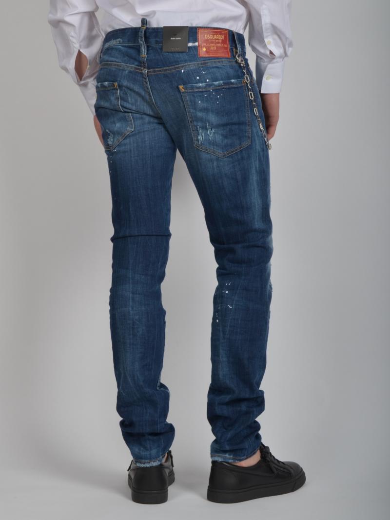 DSQUARED2  18CM SLIM JEAN  DENIM JEANS