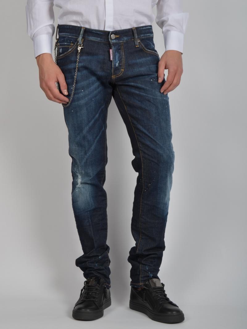 DSQUARED2  18CM SLIM JEAN  DENIM JEANS