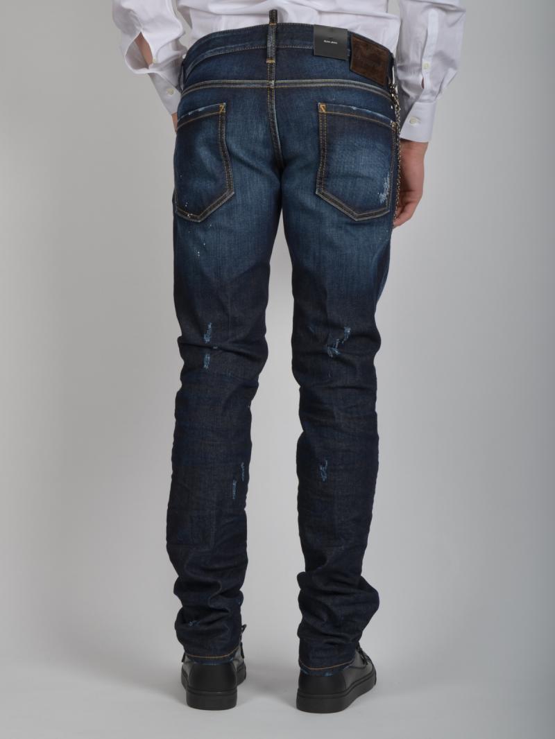 DSQUARED2  18CM SLIM JEAN  DENIM JEANS