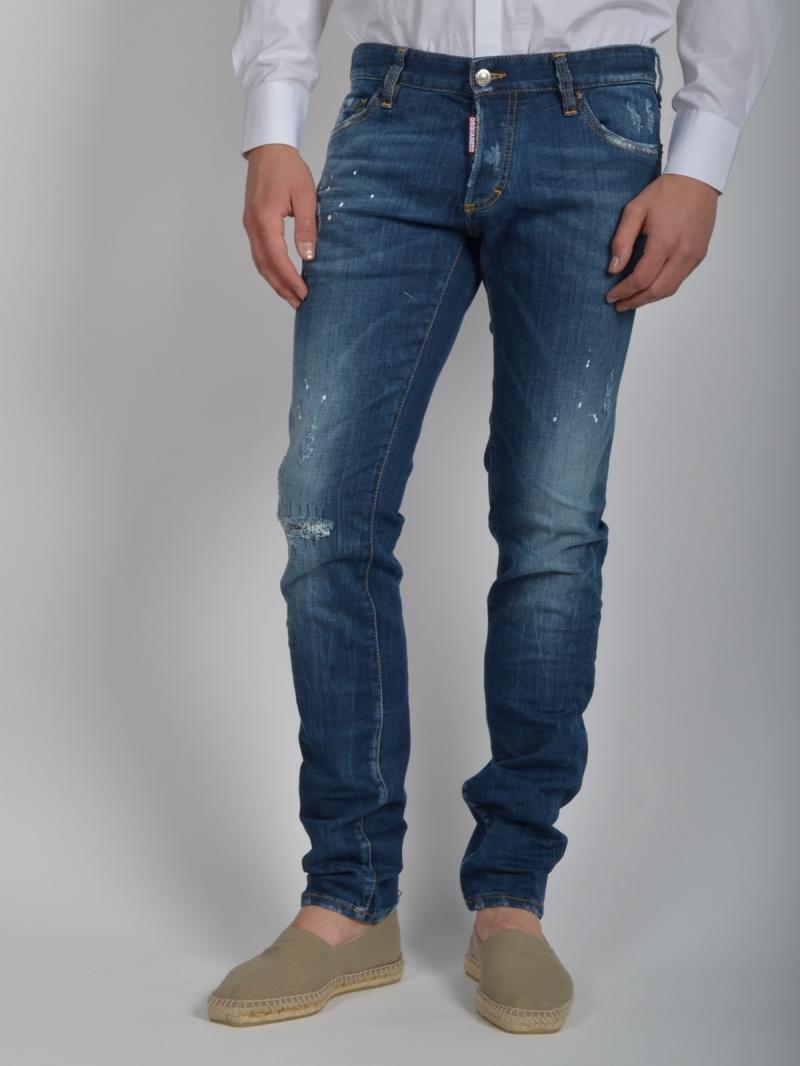 DSQUARED2  18CM SLIM JEAN  DENIM JEANS