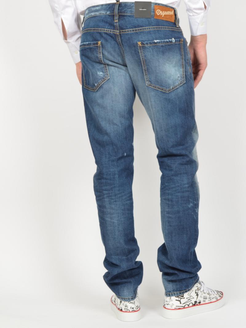 DSQUARED2  18CM SLIM JEAN  DENIM JEANS