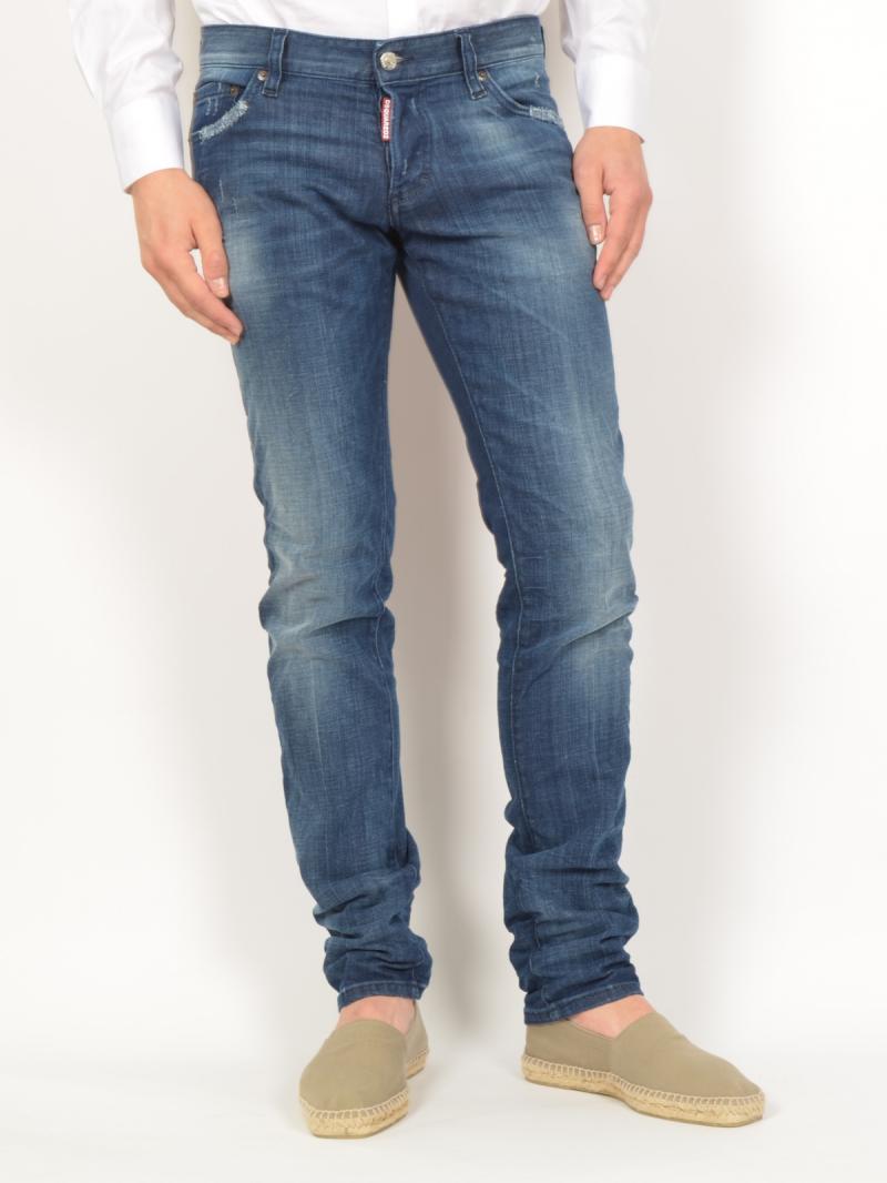 DSQUARED2  18CM SLIM JEAN  DENIM JEANS