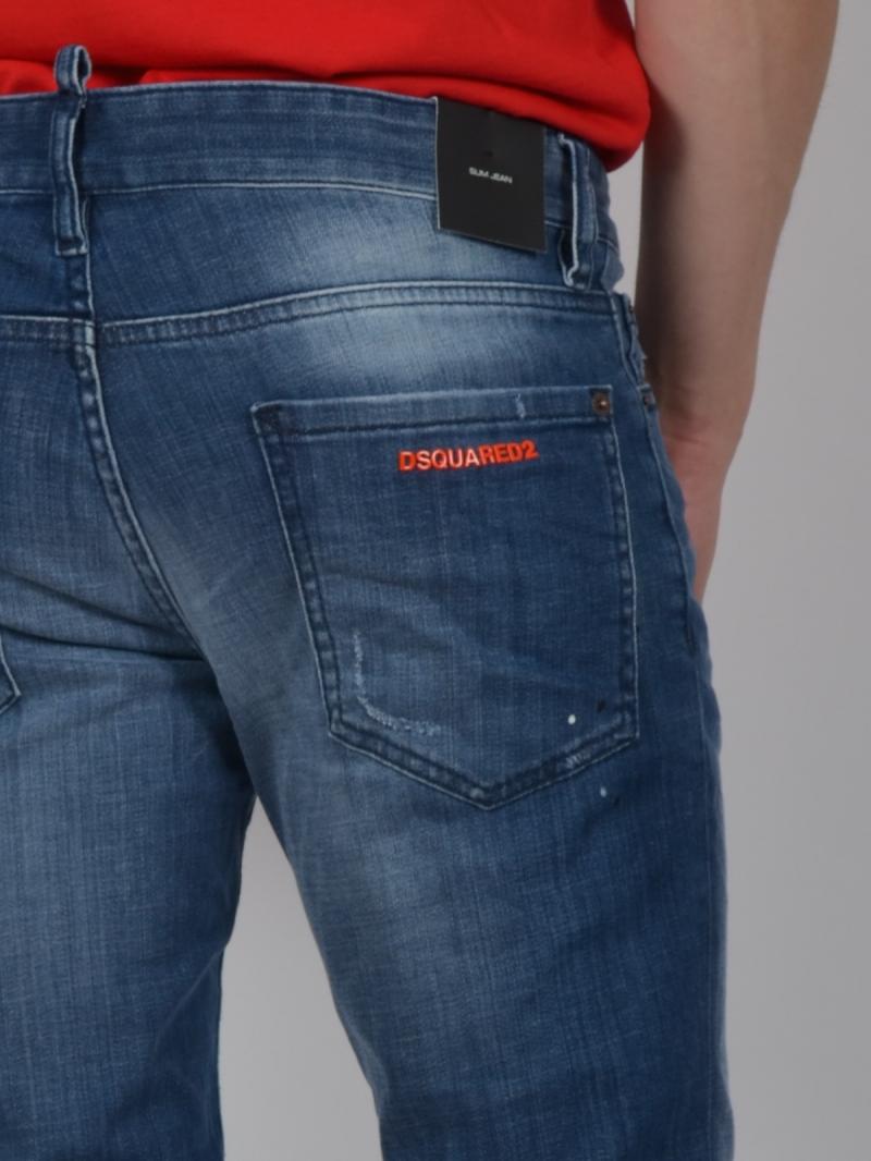 DSQUARED2  18CM SLIM JEAN  DENIM JEANS