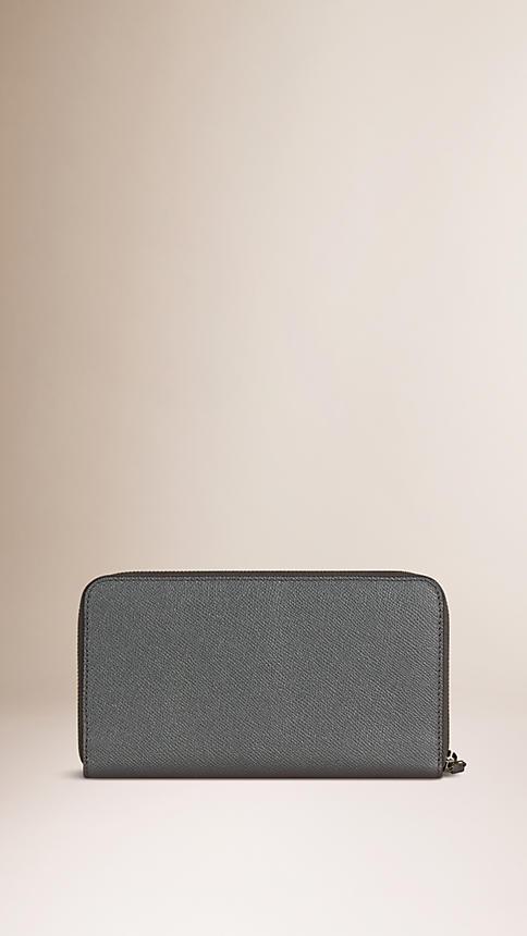 BURBERRY London Leather Ziparound Wallet