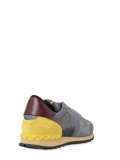 VALENTINO ROCKSTUD CAMOUFLAGE CANVAS & LEATHER