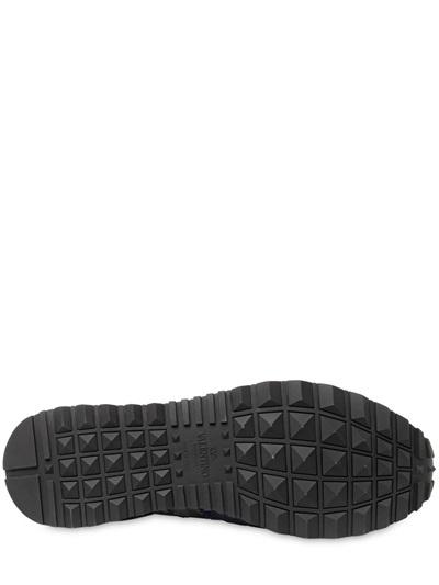 VALENTINO ROCKSTUD CAMOUFLAGE CANVAS & LEATHER