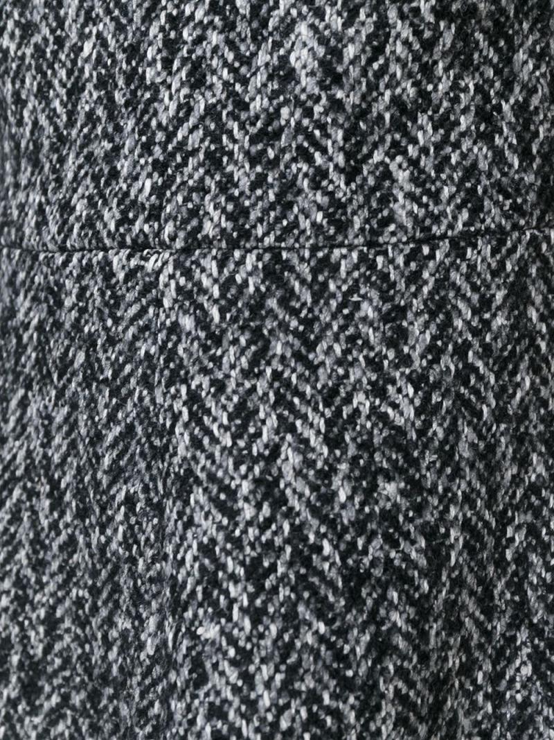 RED VALENTINO scalloped edge dress