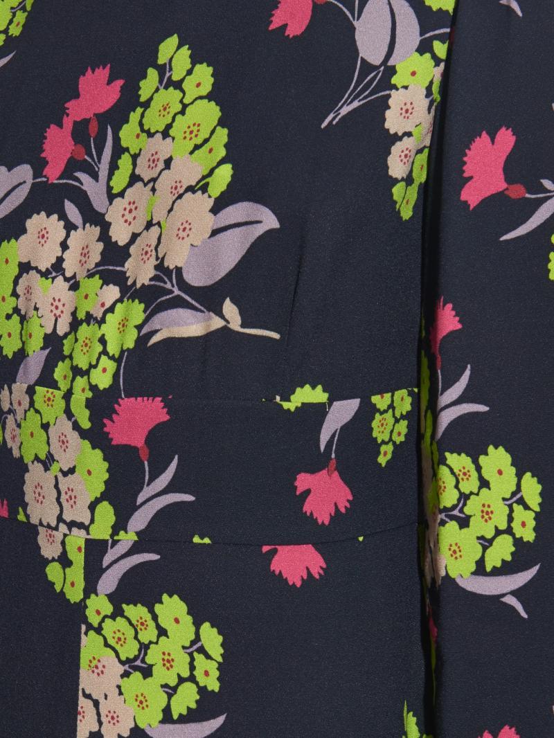 RED VALENTINO Flower-print crepe dress