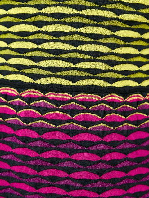 M MISSONI two-tone crochet dress