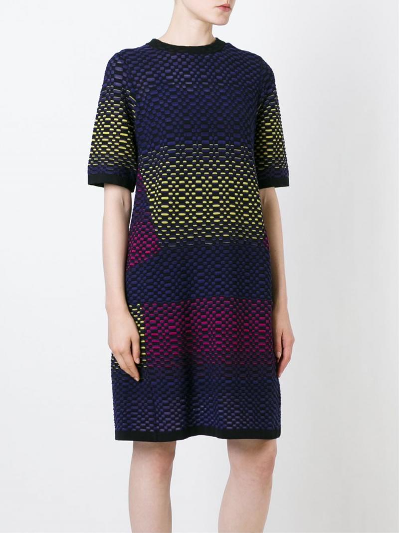 M MISSONI patterned knitted dress