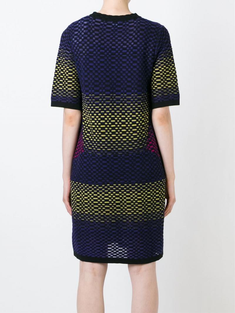 M MISSONI patterned knitted dress