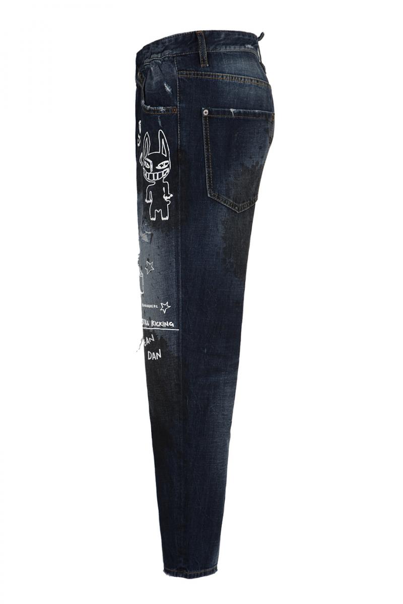 DSQUARED2 JEANS  Dan Elastic Waist Jean