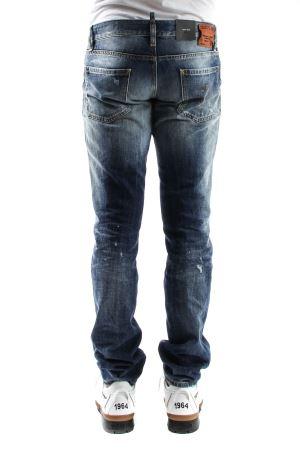 DSQUARED2 Slim used jeans with patches