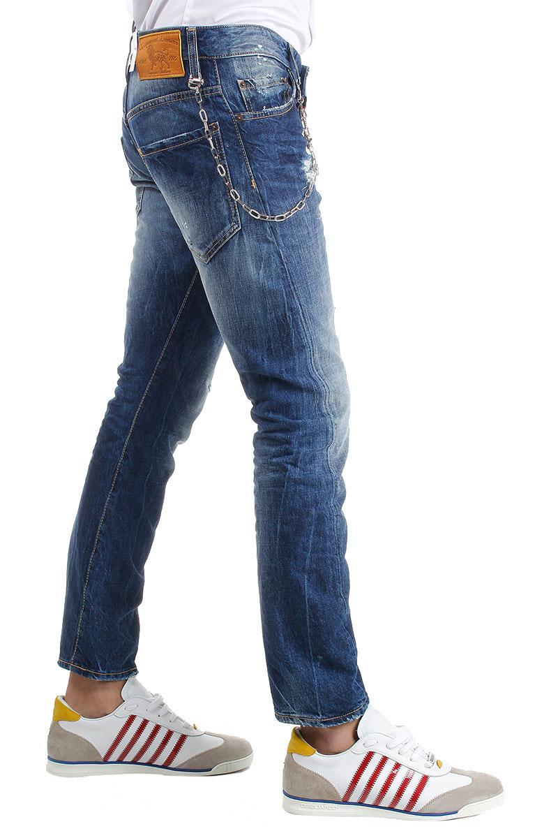 DSQUARED2 16.5CM M. BUBLE  DENIM JEANS