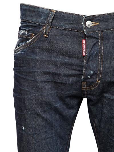 DSQUARED2 JEANS 16.5CM cool guy jean  DARK STRETCH DENIM