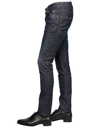 DSQUARED2 JEANS 16.5CM cool guy jean  DARK STRETCH DENIM