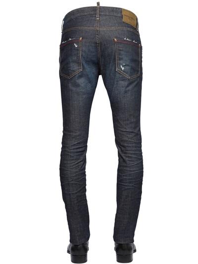 DSQUARED2 JEANS 16.5CM cool guy jean  DARK STRETCH DENIM