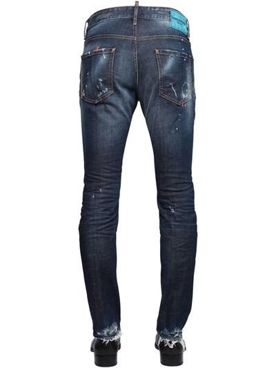 DSQUARED2 JEANS 16.5CM cool guy jean strech denim