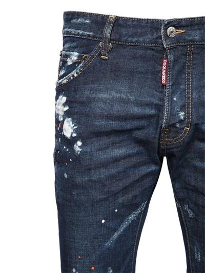 DSQUARED2 JEANS 16.5CM cool guy jean strech denim