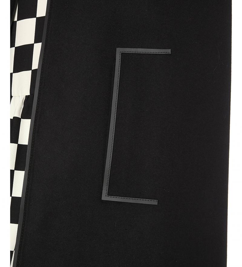 VALENTINO Wool and angora-blend cape