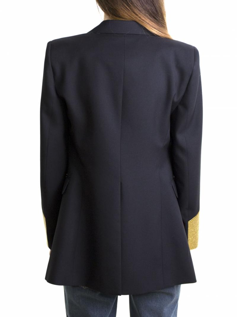 Saint Laurent black jacket with gold details