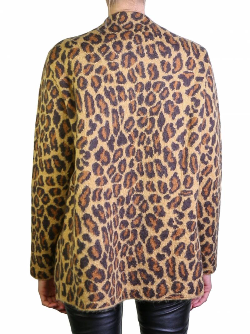 Saint Laurent animalier cardigan