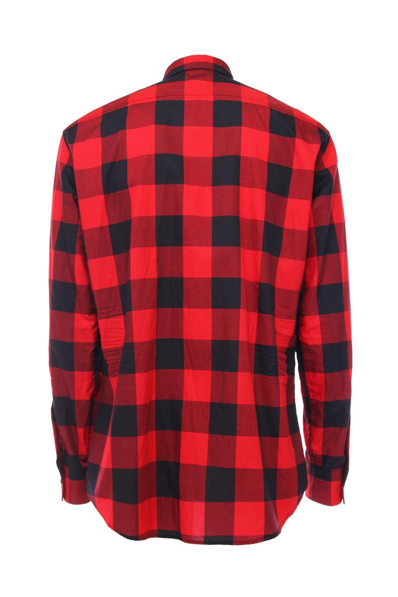DSQUARED2 SHIRT relax dan fit check shirt