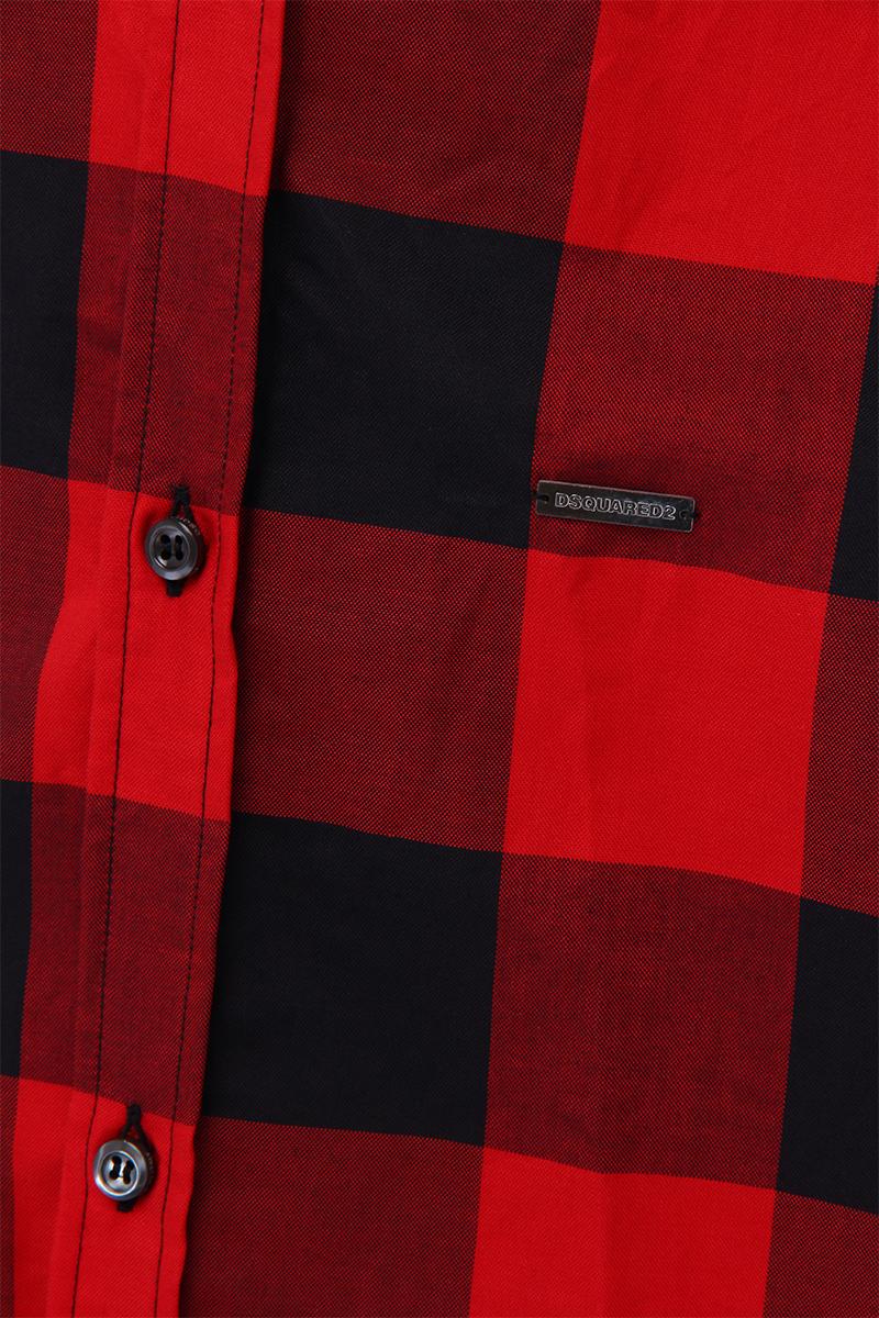 DSQUARED2 SHIRT relax dan fit check shirt