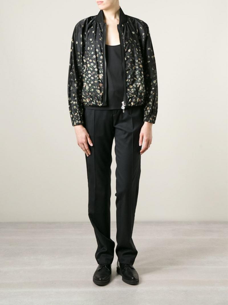 MONCLER ” LEPIC ” floral print windbreaker