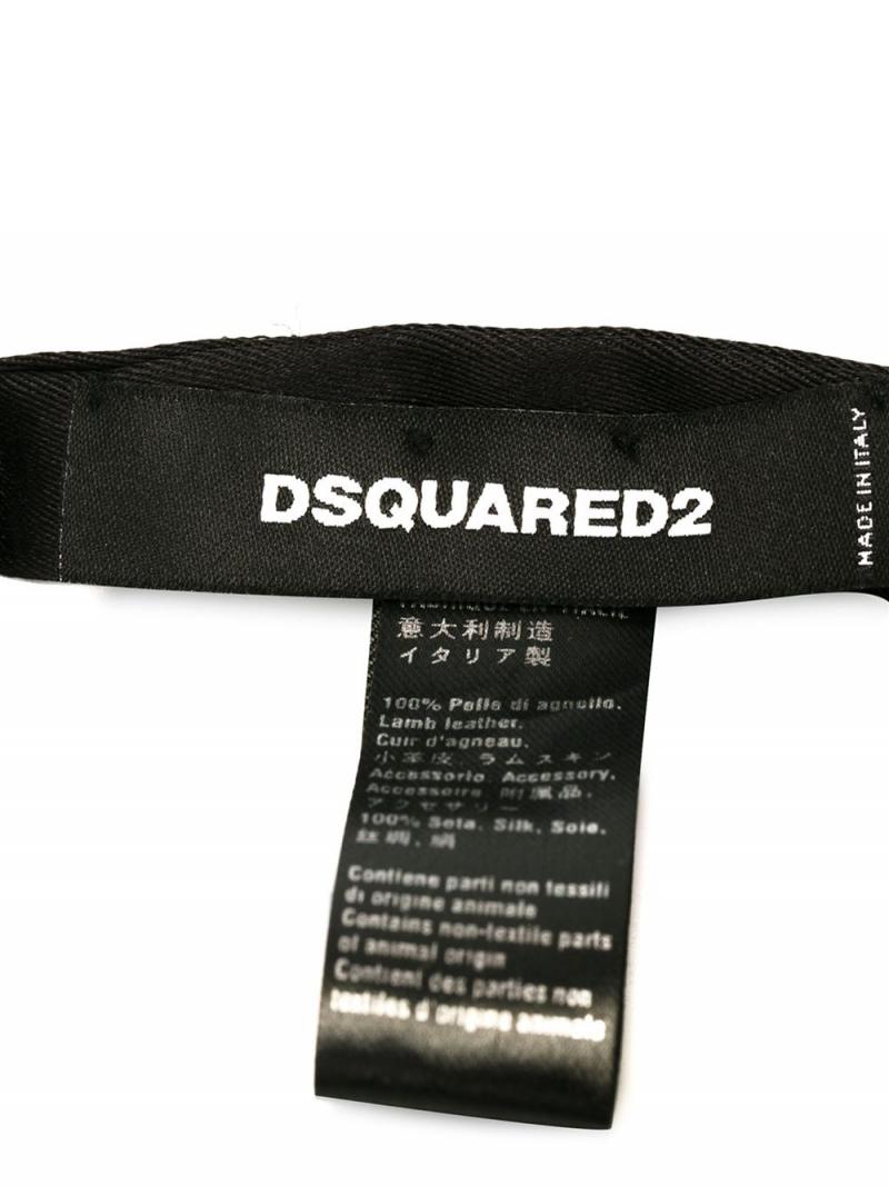 DSQUARED2 BOW TIE satin effect bow tie