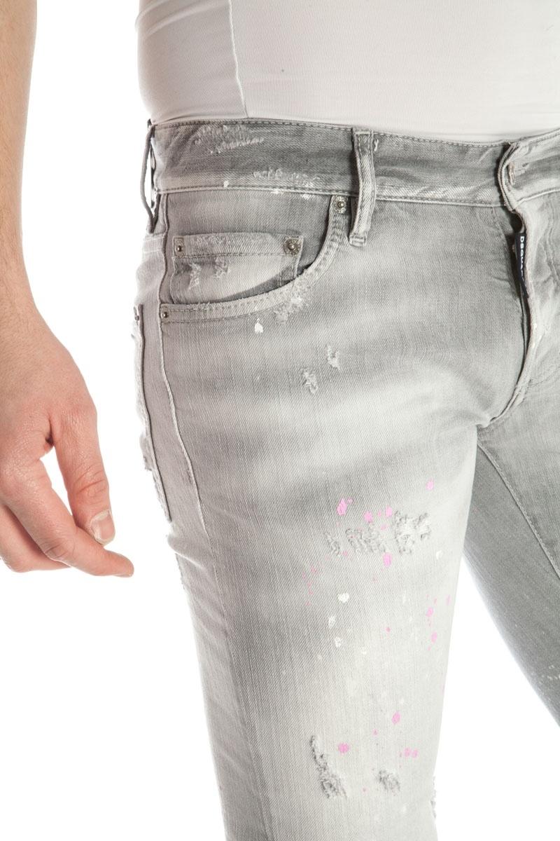 DSQUARED2 JEANS 18CM SLIM FIT STRETCH JEANS