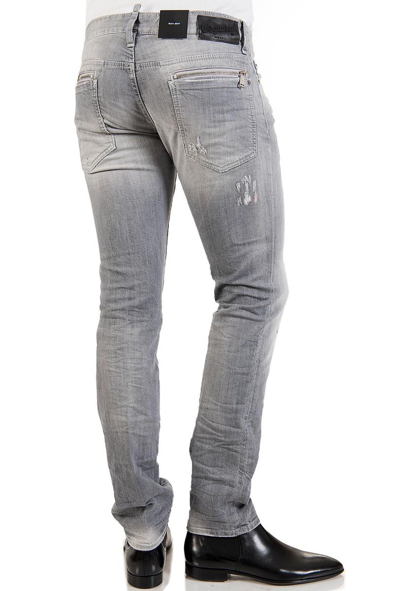 DSQUARED2  18CM SLIM JEAN  DENIM JEANS