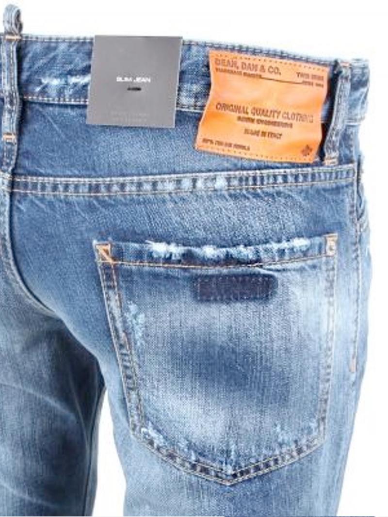 DSQUARED2  18CM SLIM JEAN  DENIM JEANS
