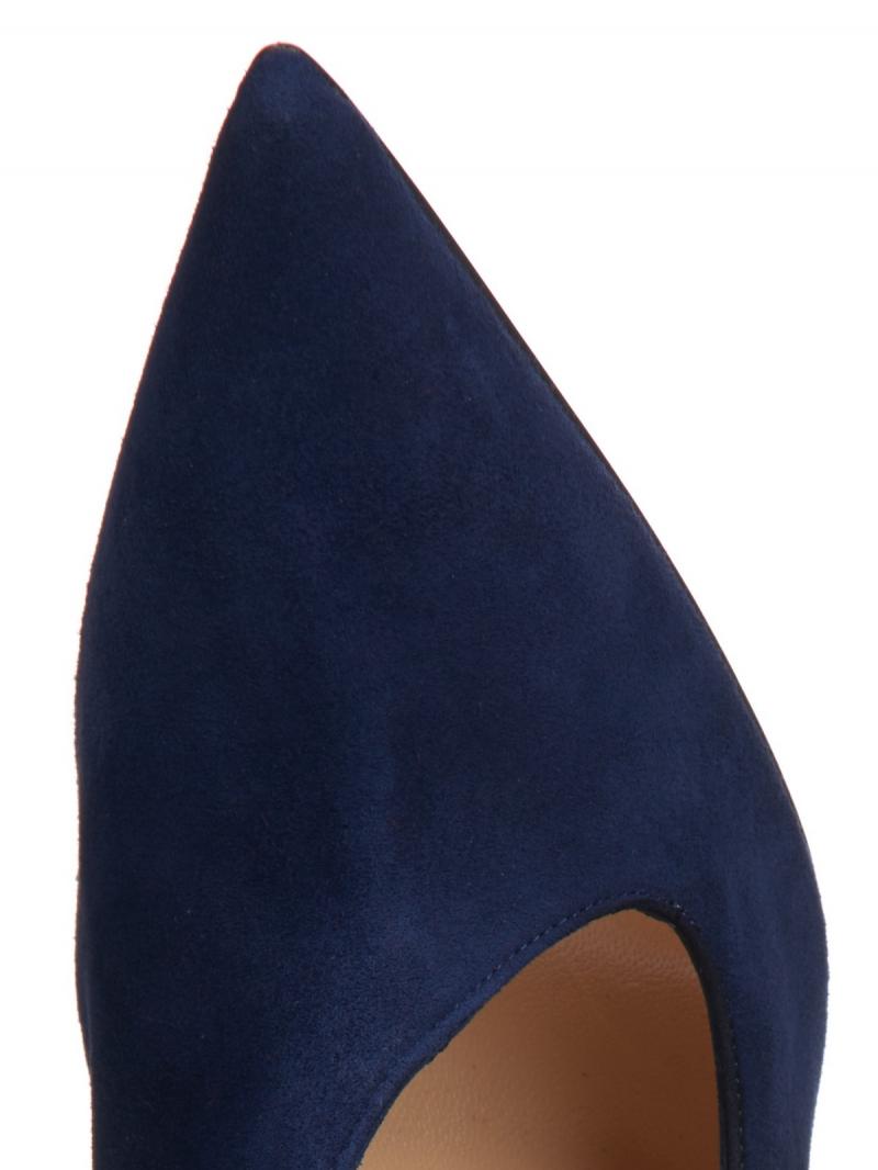 CHRISTIAN LOUBOUTIN VAMPYDOLY 100 SUEDE KID
