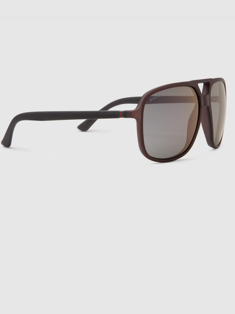 GUCCI Injected aviator sunglasses