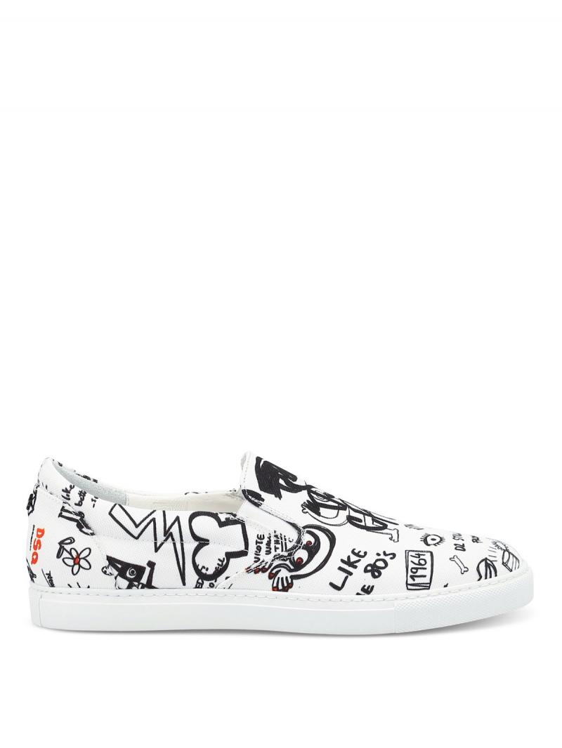 dsquared canvas sneakers