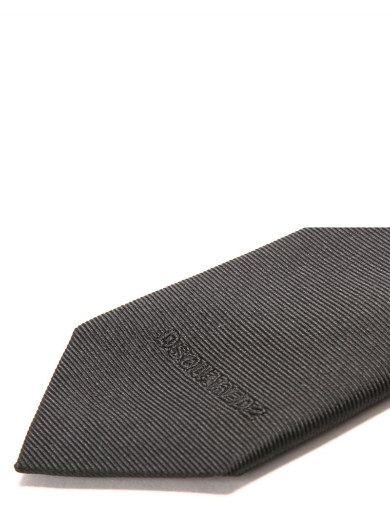 DSQUARED2 TIE classic solid seta jacquard logo