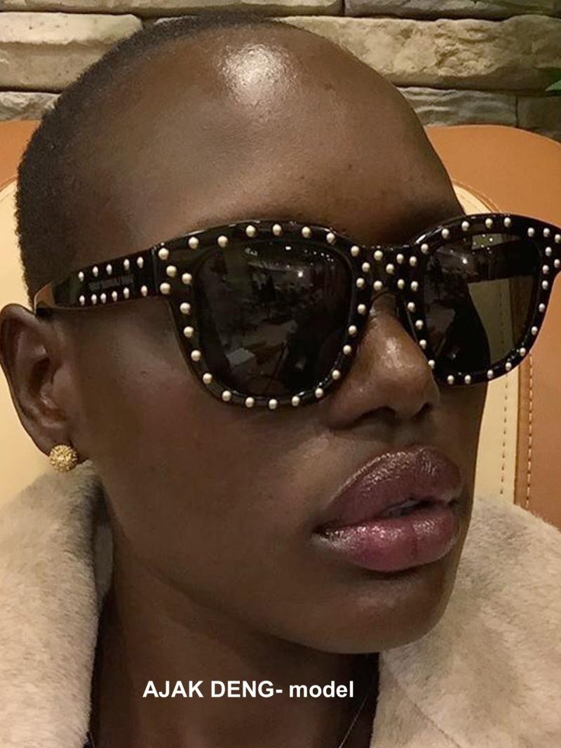SAINT LAURENT  Lady GAGA Ajak Deng