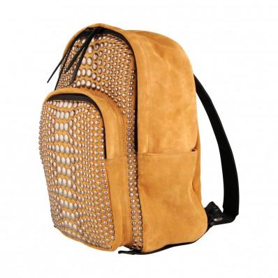 GIUSEPPE ZANOTTI studded suede backpack