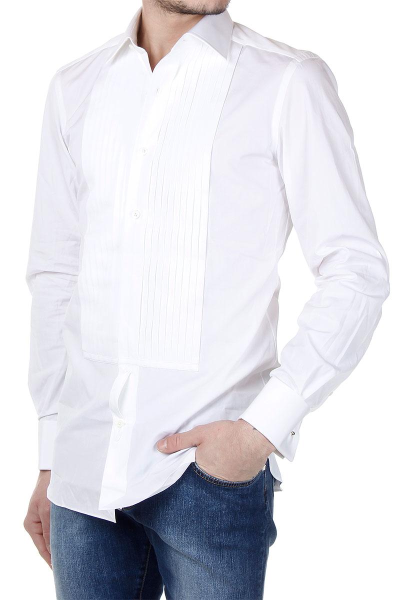 TOM FORD  Camicia in Popeline di Cotonew con Plastron