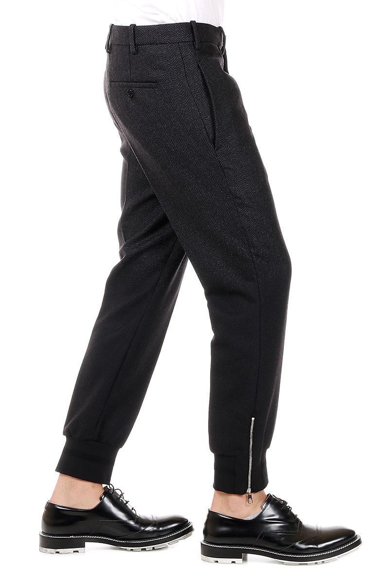 NEIL BARETT   Pinstripe Virgin Wool Pants