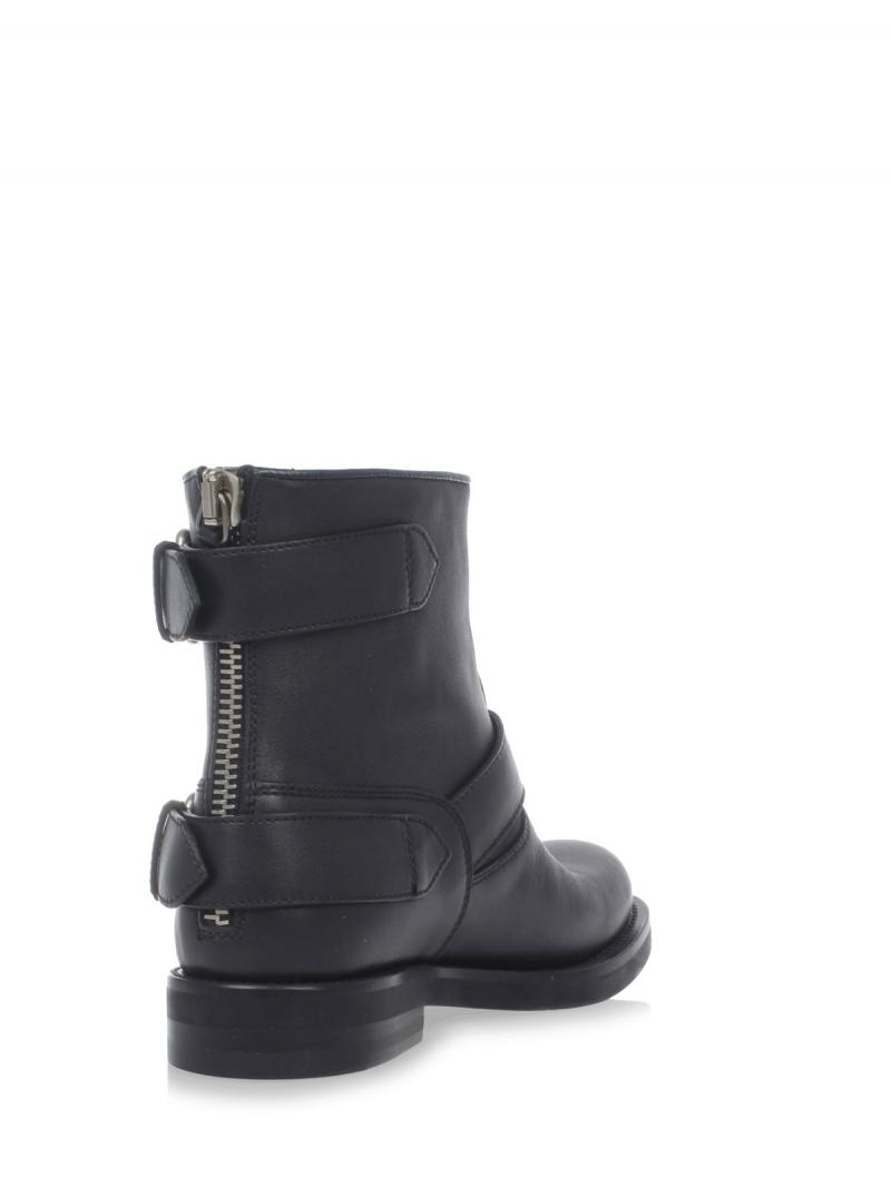 GUCCI Hammered Leather MIRO'SOFT Ankle Boots