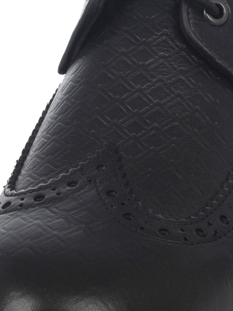 DSQUARED2 TURKISH BIKER Embossed leather Laced Up Ankle