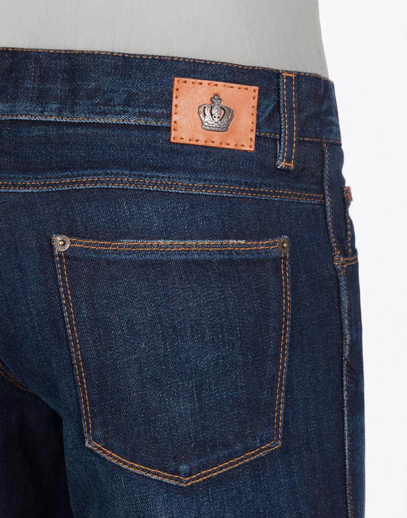 DOLCE&GABBANA GOLD 14 FIT JEANS WITH CROWN PATCH