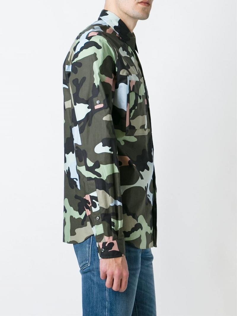 VALENTINO GARAVANI Camouflage shirts